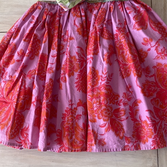 Hopscotch Designs Pink Orange Green Blue Floral Whimsical Dress 2T - Picture 10 of 10